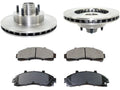 Front Brake Pad and Rotor Kit for Mazda B4000 (2000–2002) NV387BK