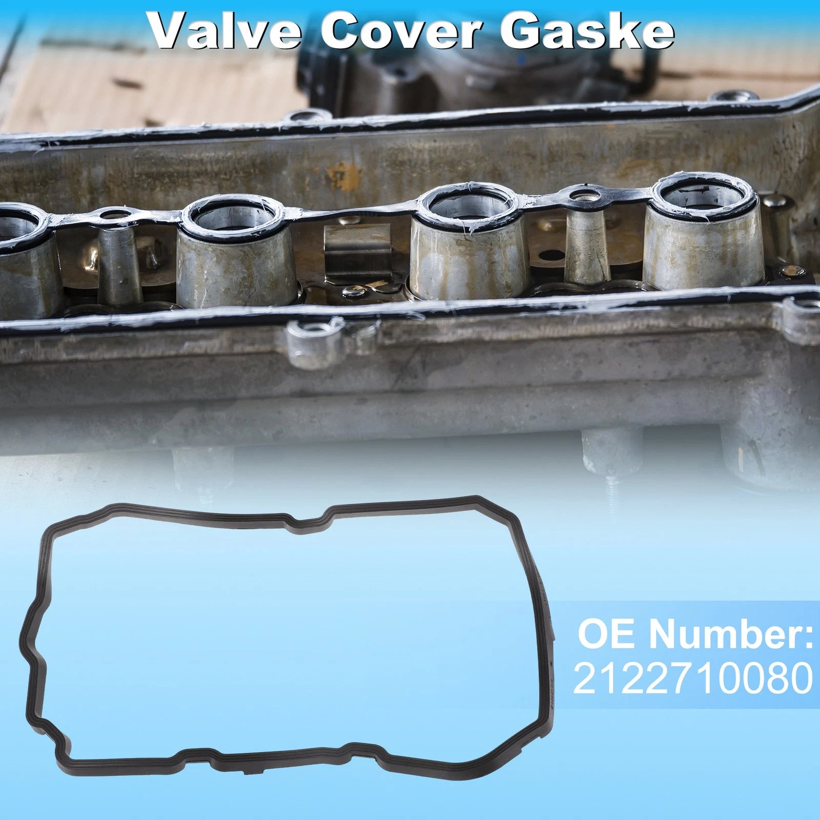 Valve Cover Gasket for Mercedes-Benz C350E (2016–2017) Fluorine Rubber