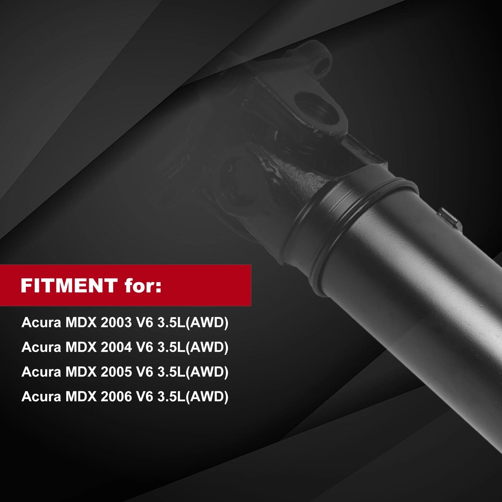 Rear Driveshaft Prop Shaft for Acura MDX (2001–2006) Honda Pilot (2003–2008) AWD