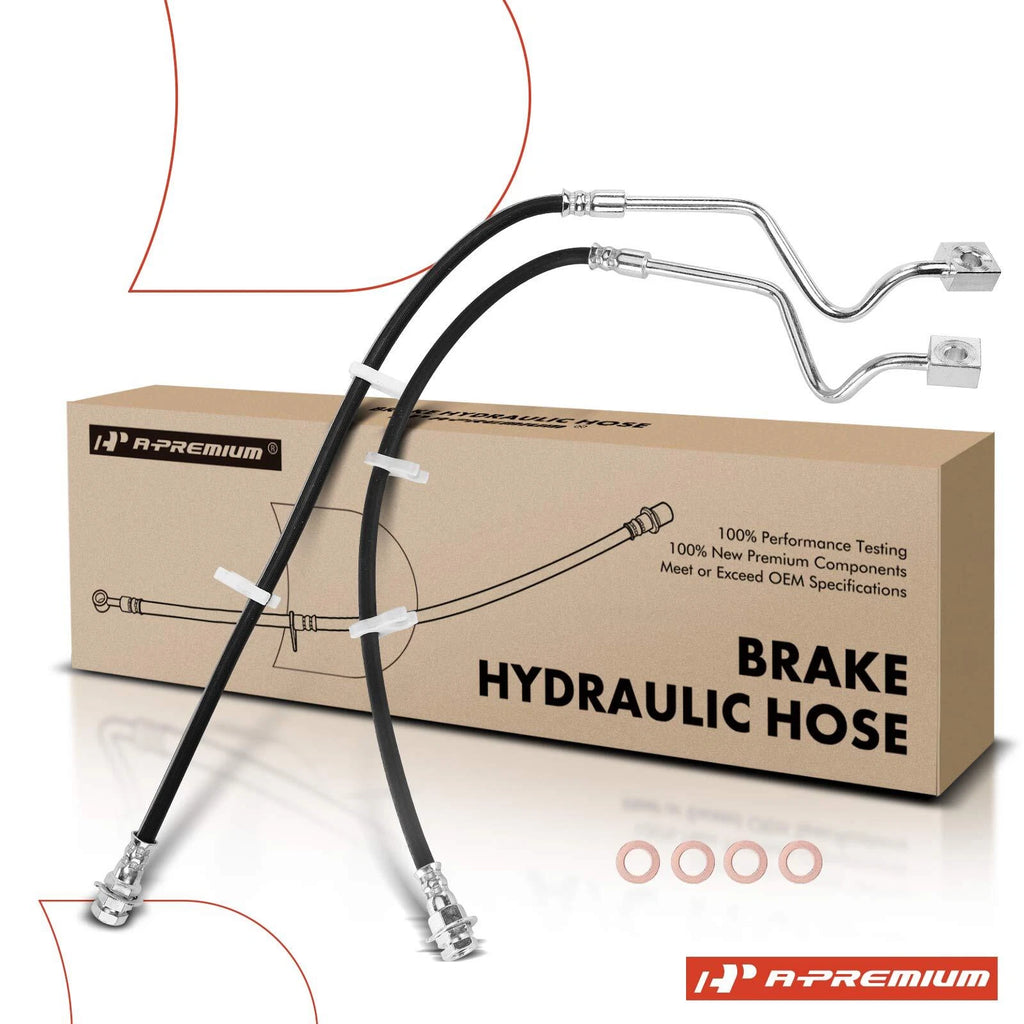 2X Front Brake Hydraulic Hose for Ford F-250 F-350 Super Duty (1999–2004)