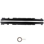 2pcs Side Skirts Kit for Chevy Camaro RS SS LT LS (2016–2023) Matte Black