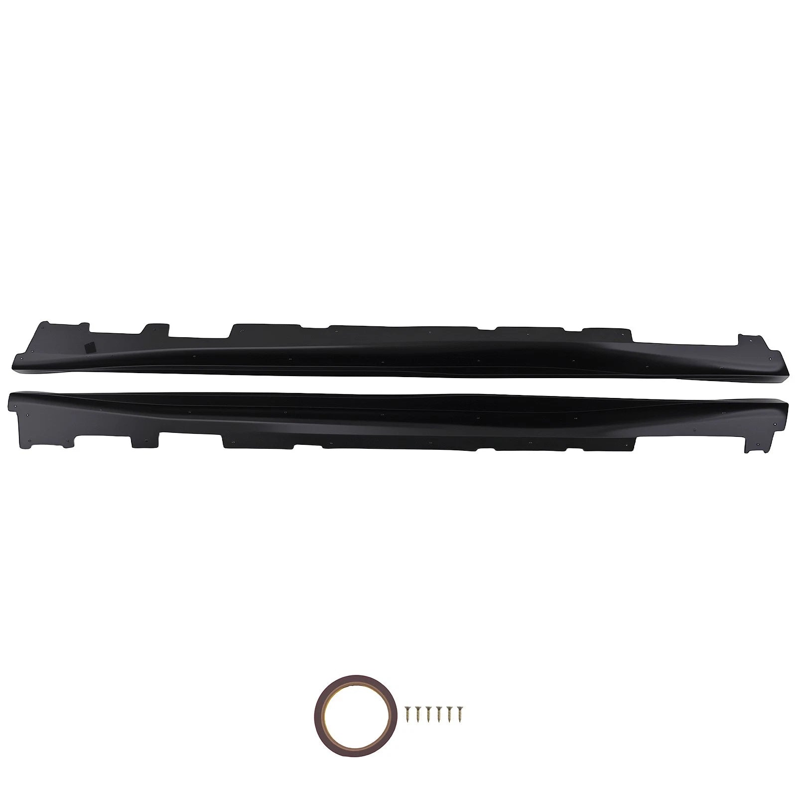 2pcs Side Skirts Kit for Chevy Camaro RS SS LT LS (2016–2023) Matte Black