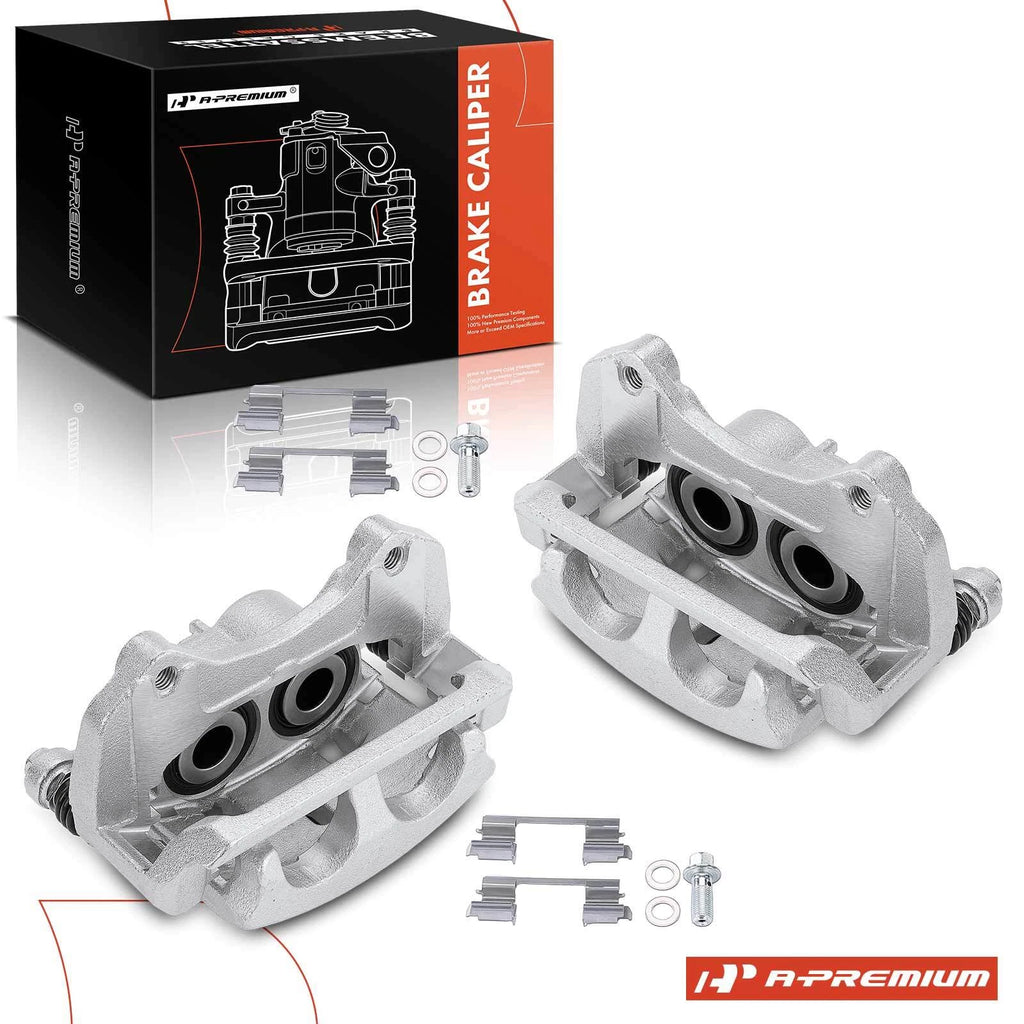 Pair Front Brake Calipers for Buick Enclave (2018–2020) Cadillac XT5 XT6