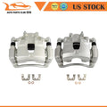 Set of 2 Front Brake Calipers w/ Bracket for Hyundai Accent Kia Rio (2012–2017)