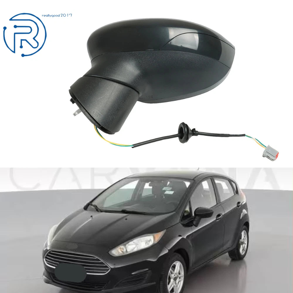 Complete Left Driver Side Mirror for Ford Fiesta (2011–2019)