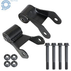 Set of 2 Leaf Spring Rearward Shackle Bracket Kit for Chevy GMC (2009–2013)