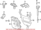 Genuine OEM Mopar Ignition Knock Sensor for Fiat 500, 124 Spider (2012–2023)