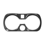 Carbon Fiber Central Console Water Cup Cover Trim for BMW 3 Series (2019–2021)