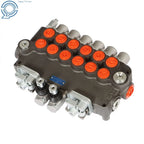6 Spool Hydraulic Backhoe Directional Control Valve for