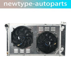 3 Row Radiator with Shroud Fan for Chevy/GMC C/K 10/20/30 (1967–1972)