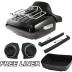 Trunk Pad Speakers with Smoke LED Light for Harley Electra Glide (2014–2025)