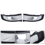 Fog Light Cover Set for Ford Flex (2013-2017) Front Left + Right Black