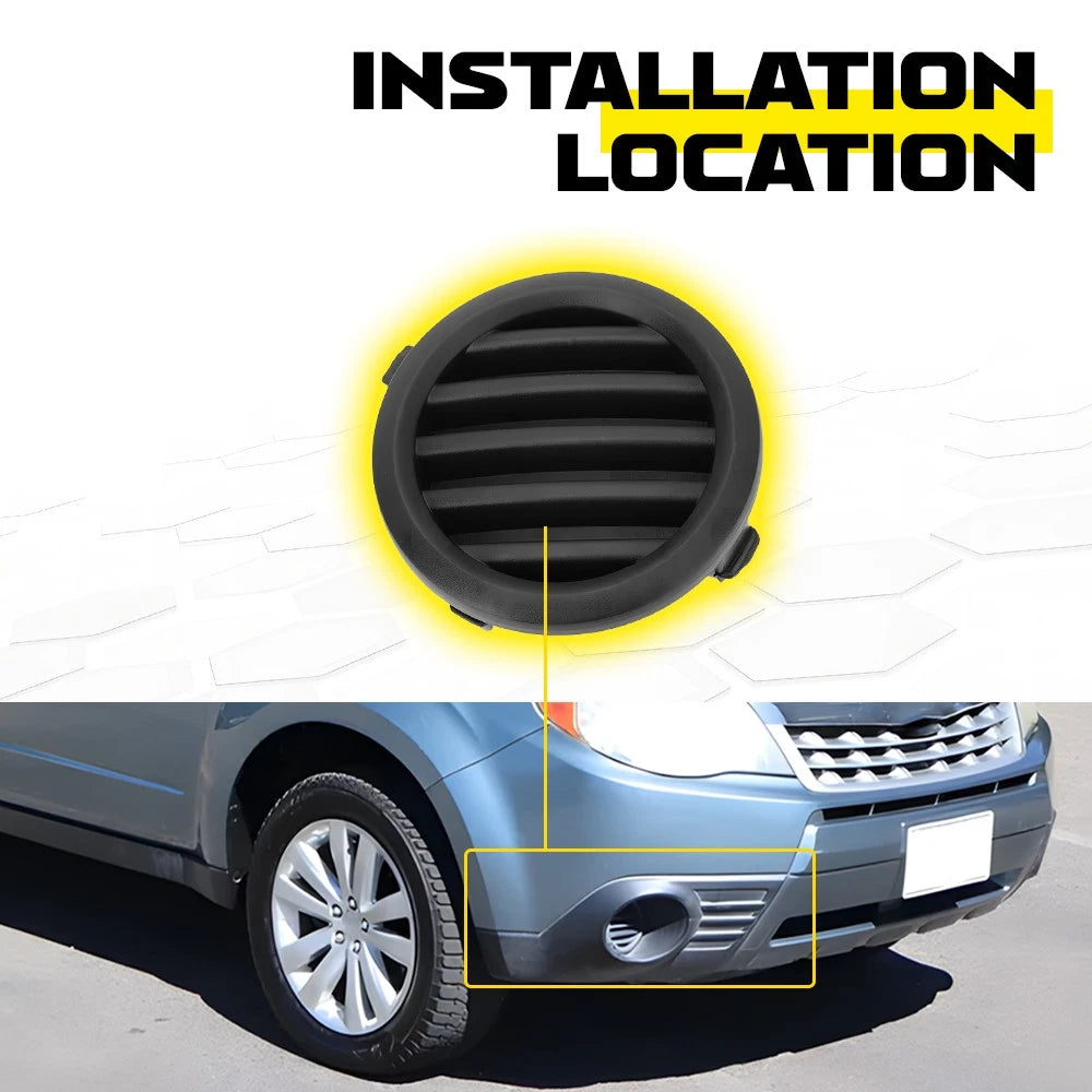 Set of 2 Fog Light Hole Covers for Subaru Forester (2009–2013)