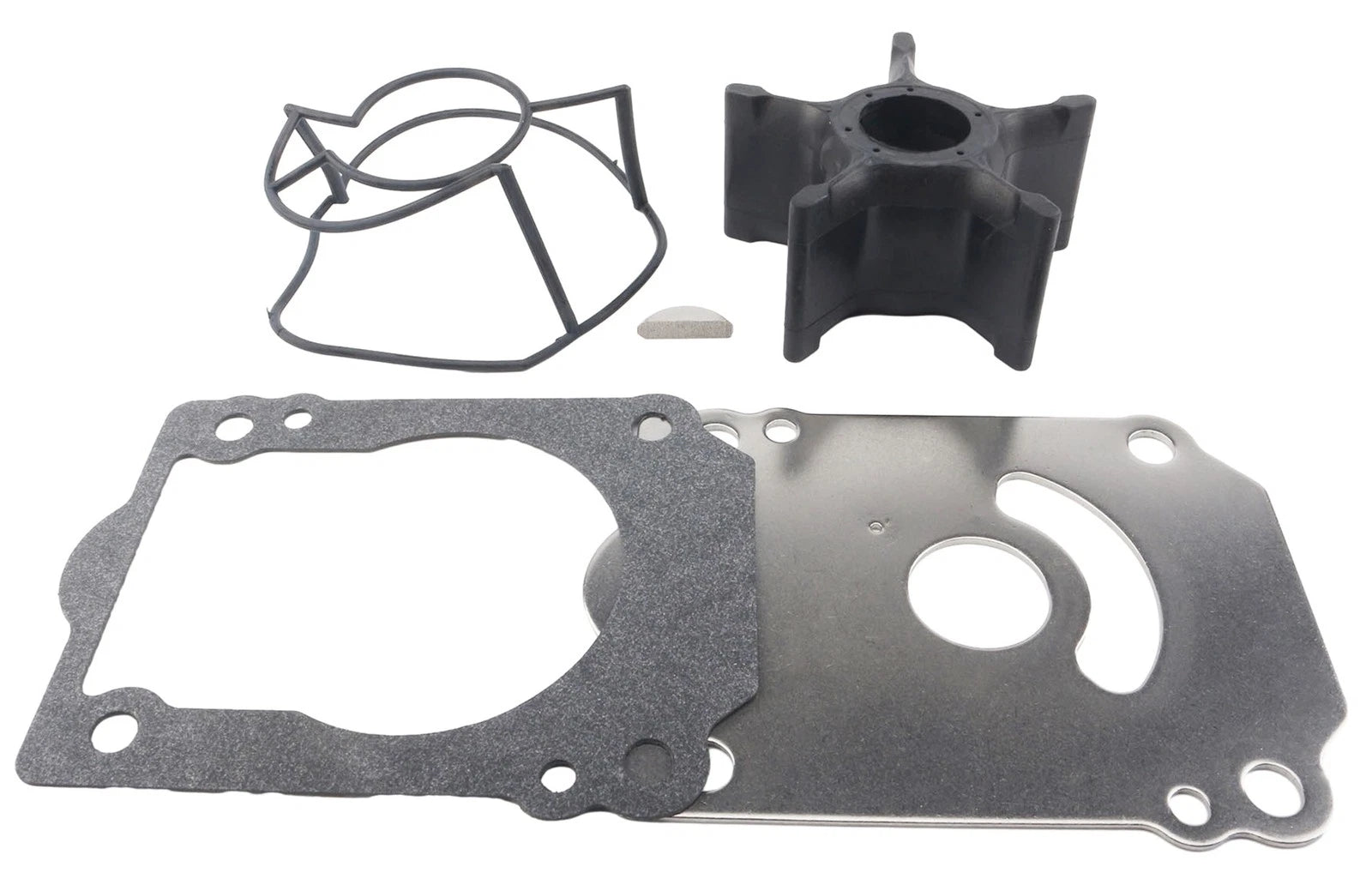 Outboard Water Pump Impeller & Plate for Suzuki 4-S (17461-93J00, 17474-93J01)