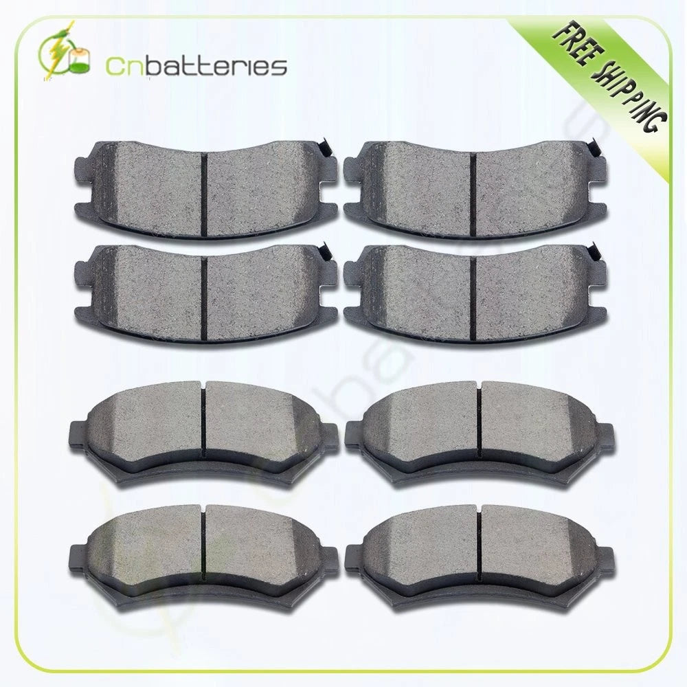 Front & Rear Ceramic Brake Pads for Buick Cadillac Olds Pontiac (1995–2005)