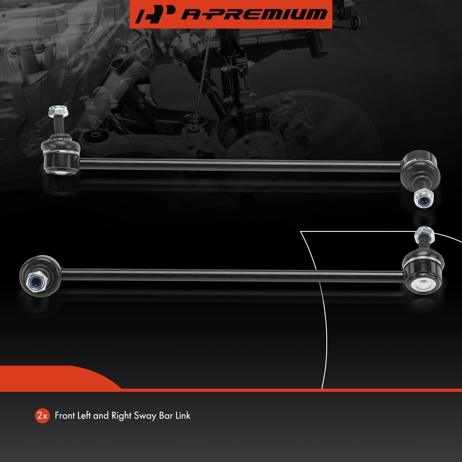 2X Front Sway Bar Link for Honda Civic (2017–2021, 2023–2025) Acura Integra (2024–2025)