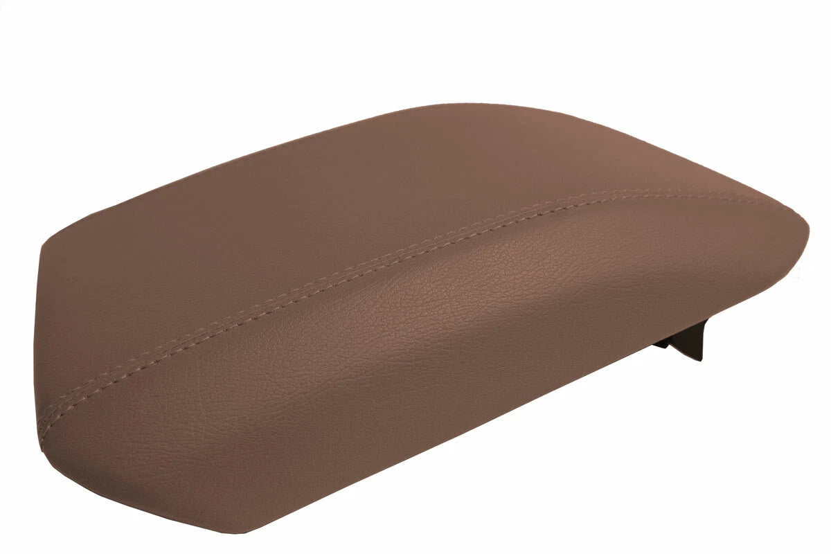 Center Console Lid Armrest Cover for Ford Explorer (2011–2019) - Pecan Brown Leather
