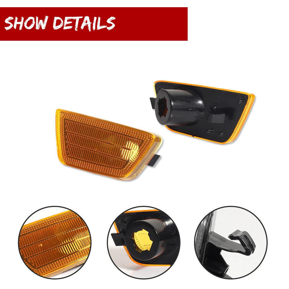 Front Bumper Reflector Side Marker Light Assembly for Chevy Cruze (2011–2015)