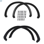 Set of 4 Black Fender Flares for F150 Styleside (2004–2008)