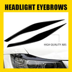 Black Headlight Eyelid Trim for BMW 3 Series E90 E91 (2005–2012)