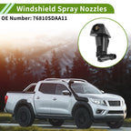 Set of 1 Windshield Washer Nozzle w/ Hose Connector for Honda (No.76810SDAA11)