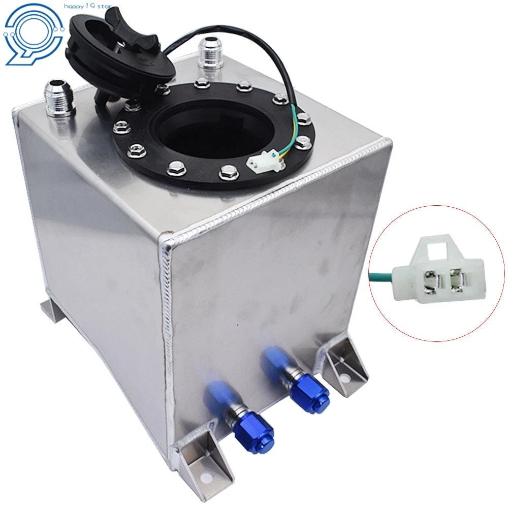 2.5 Gallon Fuel Cell Tank for Racing Drift Vehicles (Polished Aluminum)