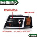 LED Projector Headlights Assembly for Ford F150 (2004–2008)