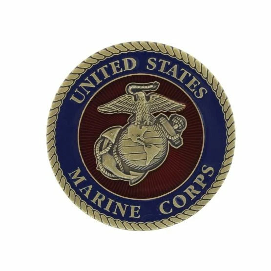 Adhesive Marine Corps Emblem Decal Medallion for USMC 1-3/4 Inch (Universal)