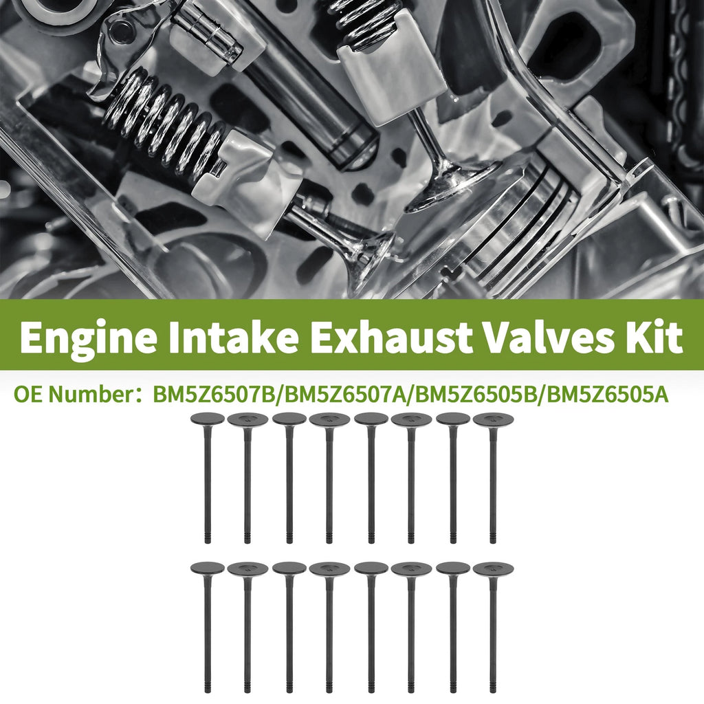 Engine Intake Exhaust Valves Kit for Ford Escape 1.5L 1.6L (2013–2019)