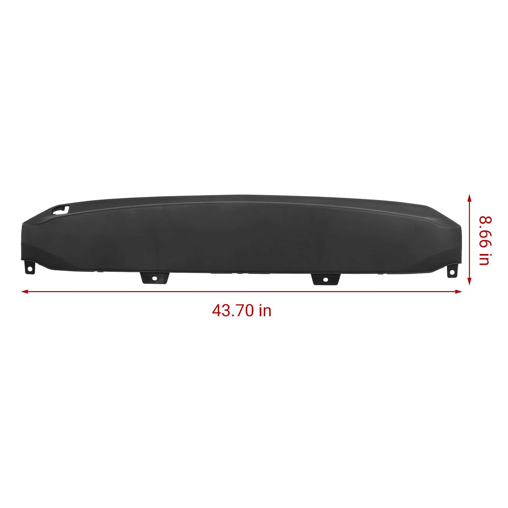 Valance for Honda Civic (2016–2018) Black Rear Bumper Cover Garnish
