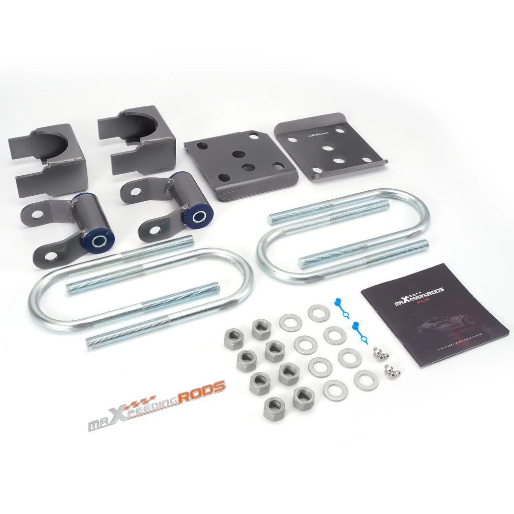 5" Steel Axle Flip Drop Kit for Ford F150 (2015–2020) 2WD/4WD, Hardware Included