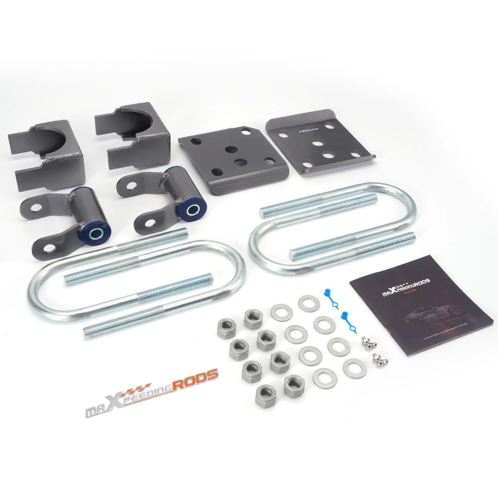 5" Steel Axle Flip Drop Kit for Ford F150 (2015–2020) 2WD/4WD, Hardware Included