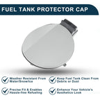 Fuel Tank Door Cap for Volkswagen Golf 6 (2010–2013) Silver Tone