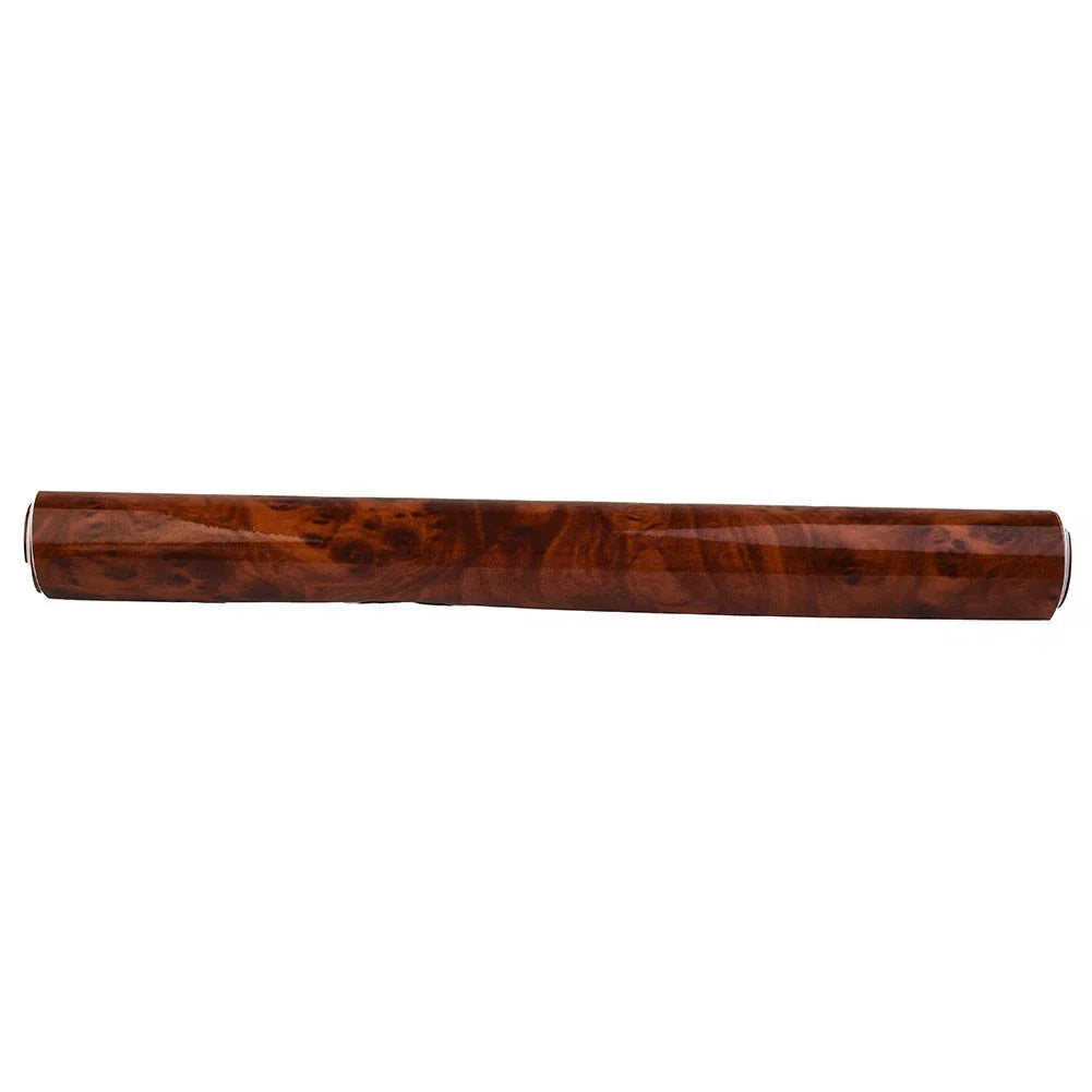 1x Glossy Wood Grain Vinyl Car Wrap Roll Sticker Decal DIY 30x124CM Maroon