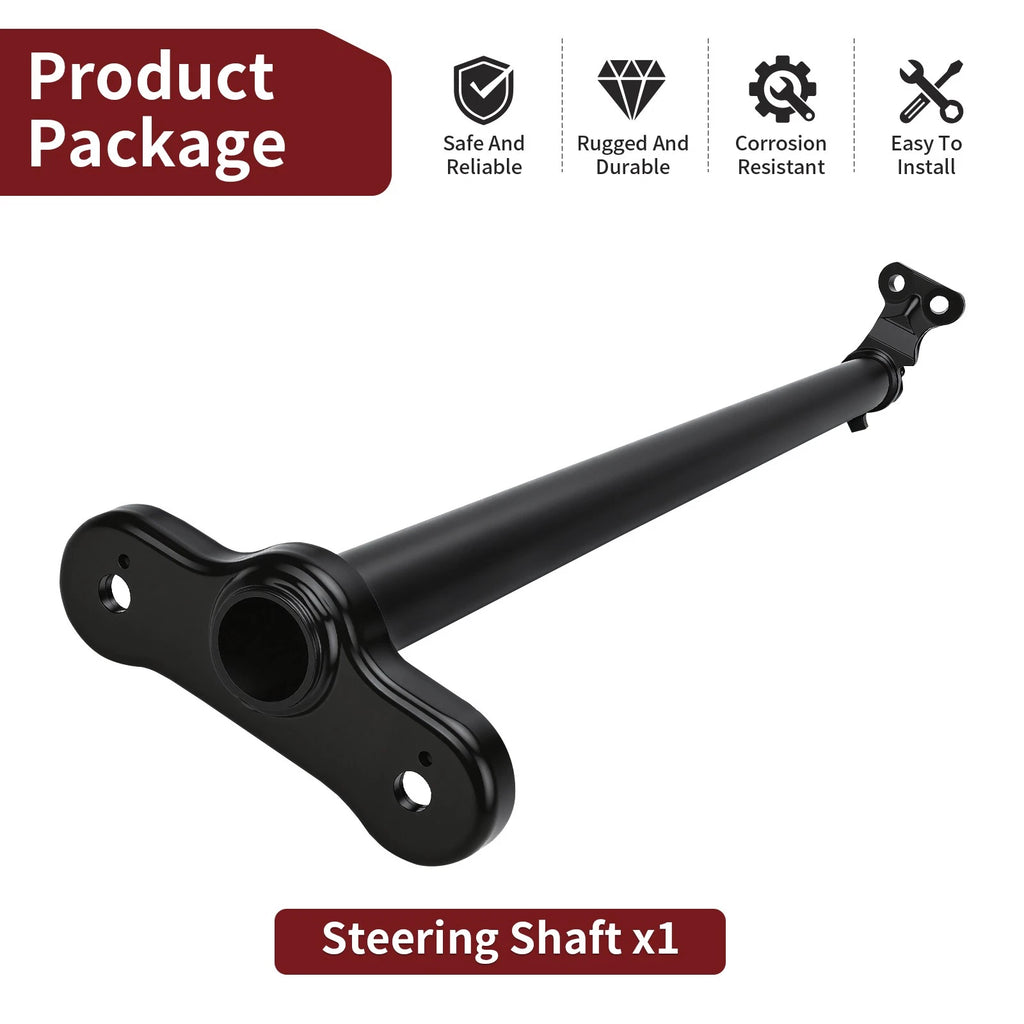 Front Black Steering Shaft for Kawasaki KFX450R (2008–2014) 39114-0012-21