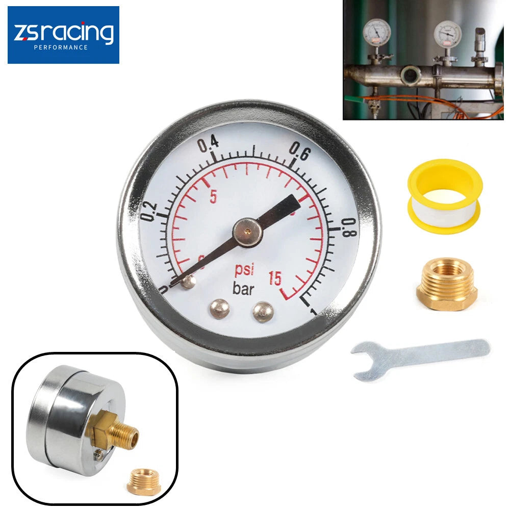 Pressure Gauge for Automotive Applications (0-15 PSI)