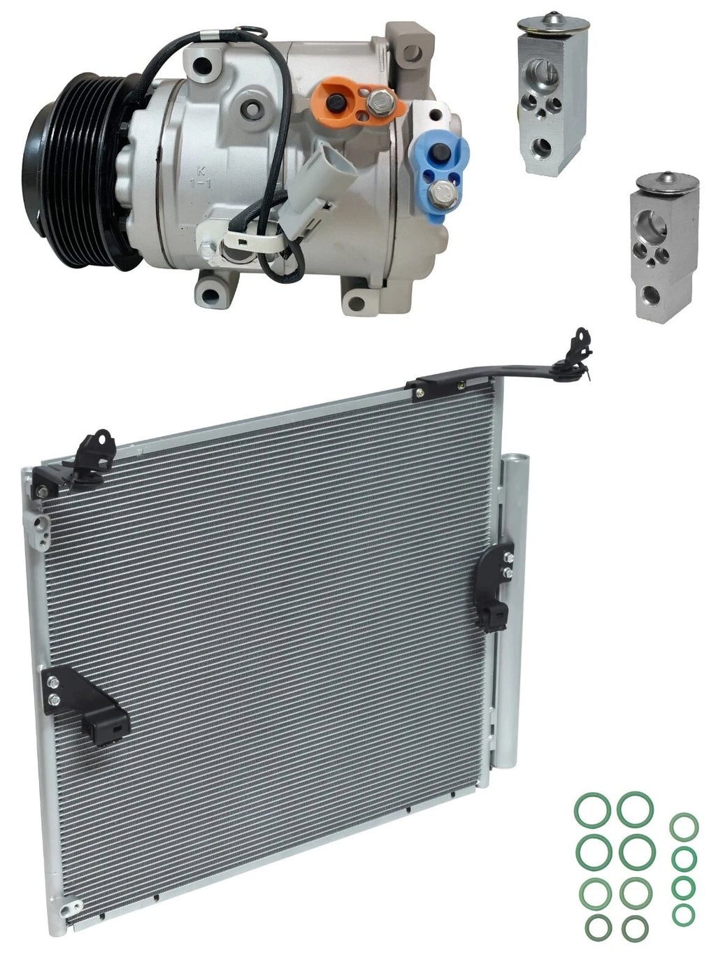 AC Compressor Kit With Condenser for Lexus GX460 4.6L (2010–2015)
