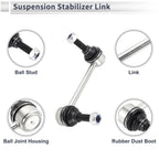 Front Stabilizer Bar Links with 2 Pcs Bushing for Jeep Grand Cherokee (1999–2021) No.K750578