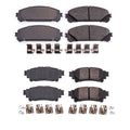 PowerStop Front & Rear Carbon Fiber Ceramic Brake Pads Kit for RX350, Sienna (2006–2022)