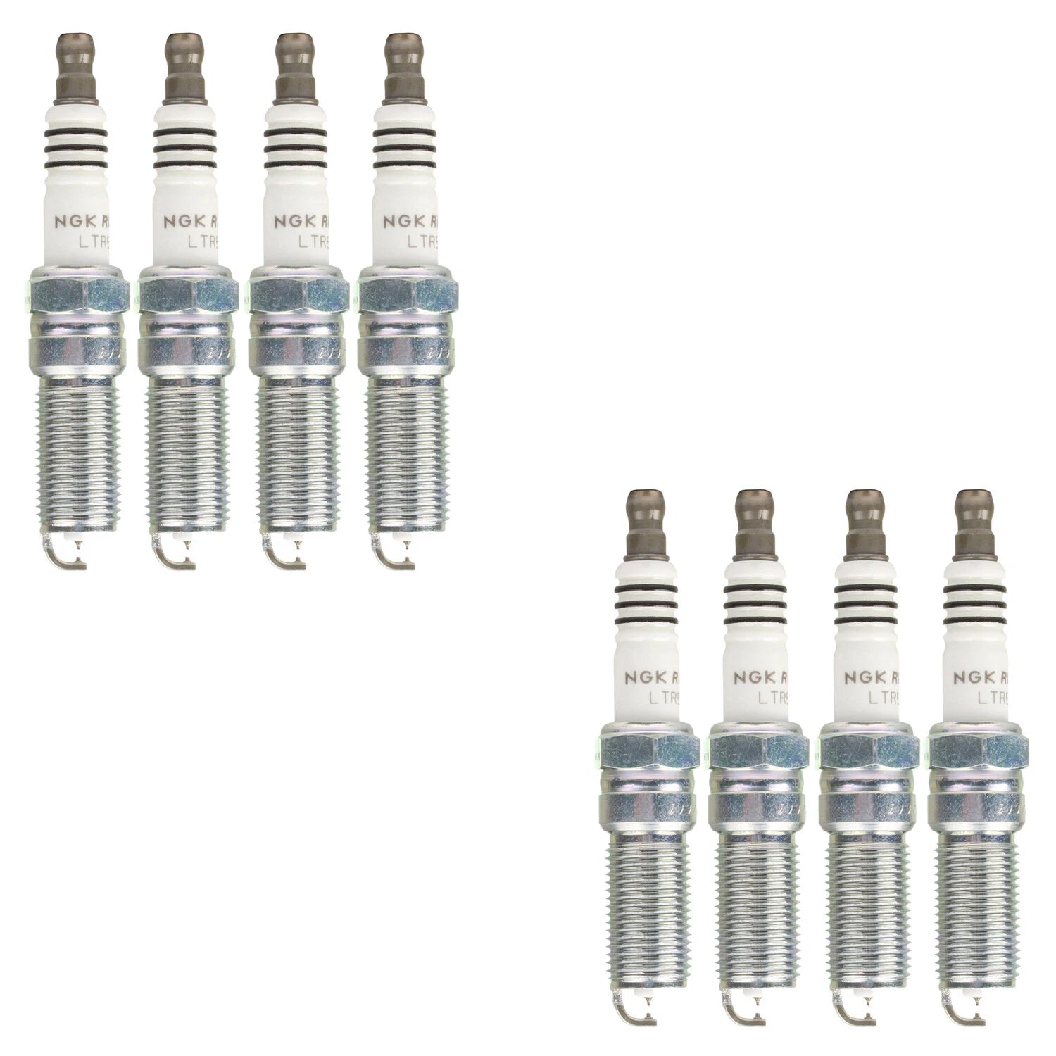 Set of 8 NGK Ruthenium HX Spark Plugs for Corvette V8