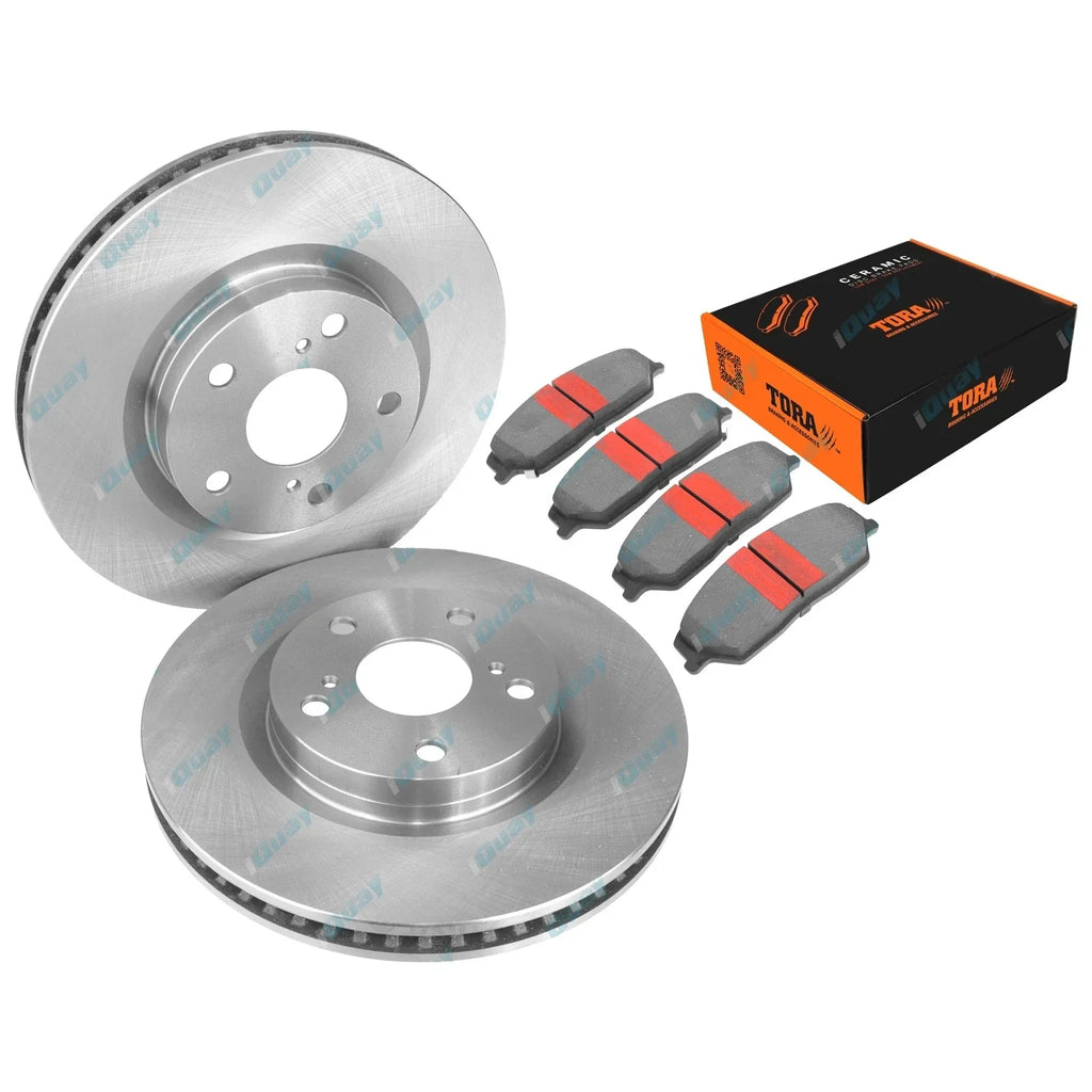Front Disc Brake Rotors & Pads for Toyota Aurion GSV40 2006~2012 Sedan
