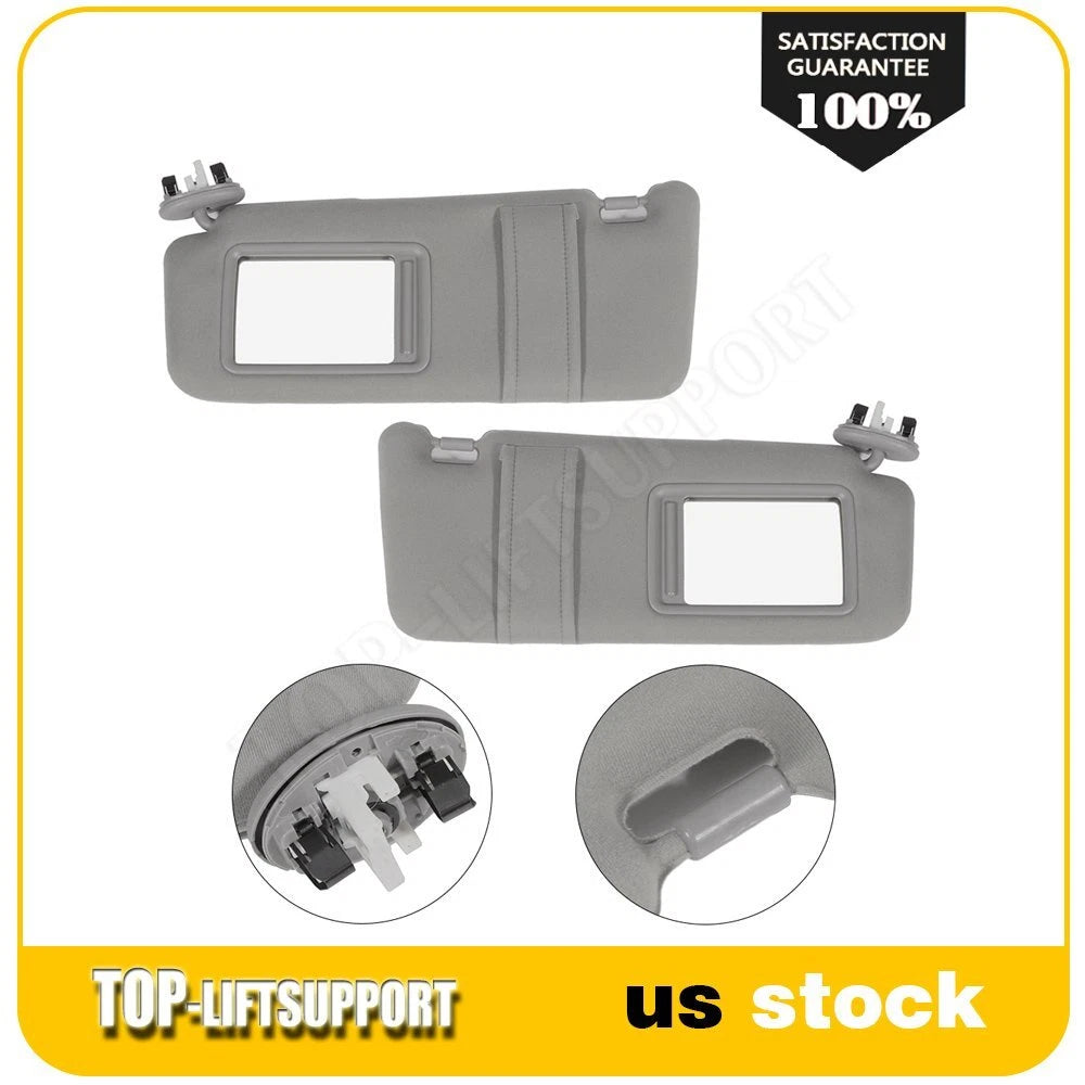 Sun Visor Set for Toyota Camry (2007–2011) with Sunroof and Light