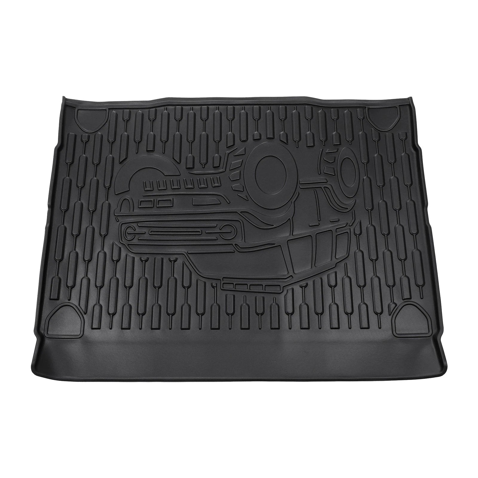 Rear Trunk Mat for Ford Bronco 4-Door (2021–2024) TPE Cargo Liner