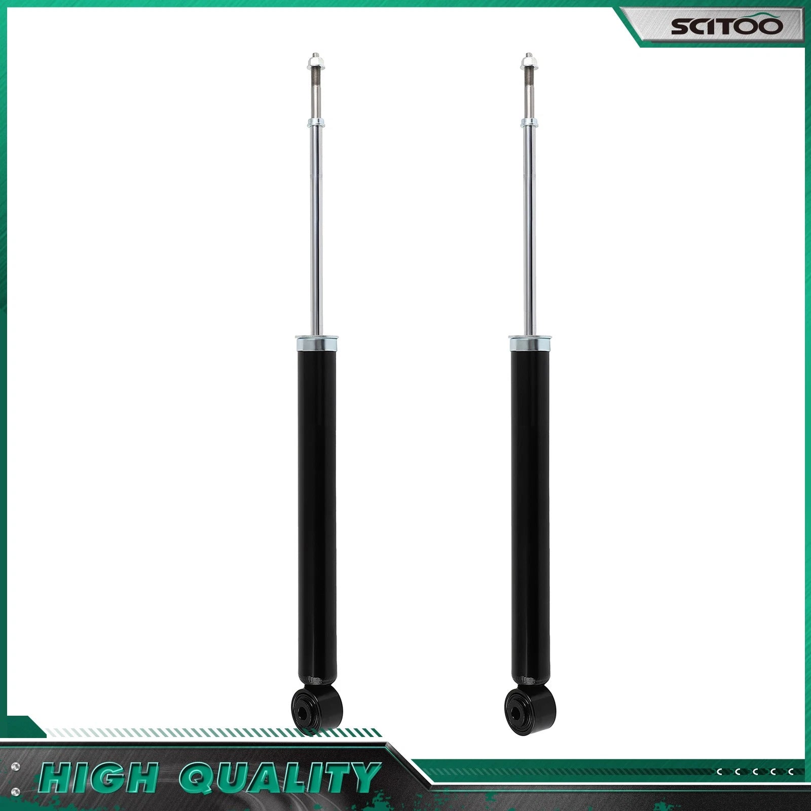 Pair Rear Shock Struts for Nissan Versa Note (2012–2019)
