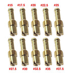 10Pcs Carburetor Pilot Jet for Mikuni VM/TM/TMX (15-37.5)