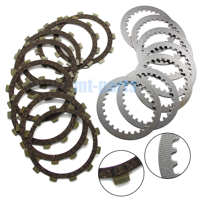 Clutch Friction Disc Plate Kit for Yamaha FZ700T/TC (1987), FZ750 (1985–1991)