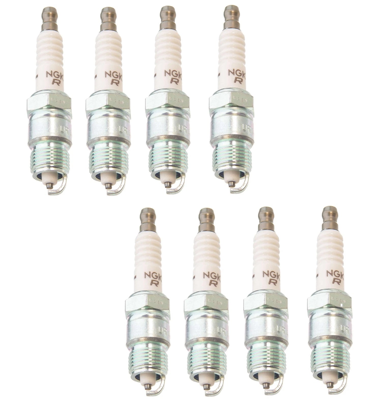 Set of 8 Iridium IX Spark Plugs for NGK UR4IX (7401)