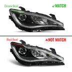 Halogen Headlight with Bulb Chrome Bezel Right RH for Chrysler Pacifica (2017–2020)