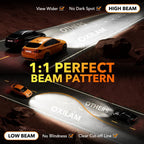 2X OXILAM 9007 HB5 LED Headlight Bulbs for