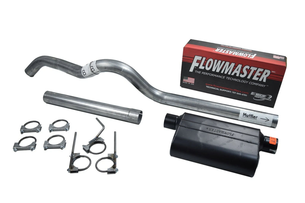 2.5" Single Exhaust Kit for Jeep Wrangler JK (2007–2018)